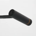 Mexlite Standerlampe LUMO 1-flamme IP20, sort dæmpbar
