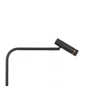 Mexlite Standerlampe LUMO 1-flamme IP20, sort dæmpbar