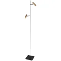 Mexlite Standerlampe LUMO 2-flammer IP20, sort dæmpbar