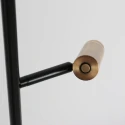 Mexlite Standerlampe LUMO 2-flammer IP20, sort dæmpbar
