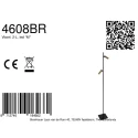 Mexlite Standerlampe LUMO 2-flammer IP20, sort dæmpbar
