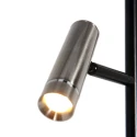 Mexlite Standerlampe LUMO 2-flammer IP20, sort dæmpbar