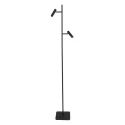 Mexlite Standerlampe LUMO 2-flammer IP20, sort dæmpbar