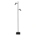 Mexlite Standerlampe LUMO 2-flammer IP20, sort dæmpbar