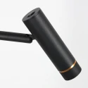 Mexlite Standerlampe LUMO 2-flammer IP20, sort dæmpbar