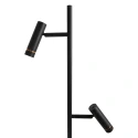 Mexlite Standerlampe LUMO 2-flammer IP20, sort dæmpbar