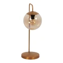 Steinhauer table lamp BOLLIQUE 1 flame E14 IP20, bronze dimmable