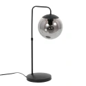 table lamp BOLLIQUE 1 flame E14 IP20, black dimmable