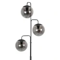 Steinhauer Standerlampe BOLLIQUE 3-flammer E14 IP20, sort dæmpbar