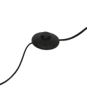 Steinhauer Standerlampe BOLLIQUE 3-flammer E14 IP20, sort dæmpbar