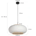 Steinhauer Pendel SPARKLED LIGHT E27 IP20, dæmpbar