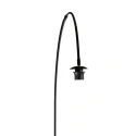 anne light & home Buelampe CURVE 1-flamme E27 IP20, sort dæmpbar