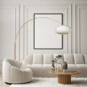Steinhauer Standerlampe SPARKLED LIGHT E27 IP20, dæmpbar