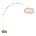 Steinhauer arc luminaire VELA LINO 1 flame E27 IP20, bronze dimmable