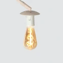 Steinhauer arc luminaire VELA LINO 1 flame E27 IP20, creme dimmable