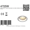 Steinhauer recessed spotlight PELITE SPOT IP44, dimmable