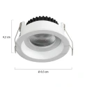 Steinhauer recessed spotlight PELITE SPOT IP44, dimmable