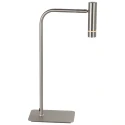 Steinhauer table lamp VOLARI 1 flame IP20, steel dimmable