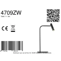 Steinhauer table lamp VOLARI 1 flame IP20, black dimmable