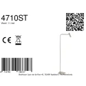 Steinhauer floor lamp VOLARI 1 flame IP20, steel dimmable