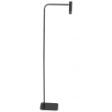 Steinhauer floor lamp VOLARI 1 flame IP20, black dimmable