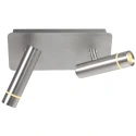 wall luminaire VOLARI 2 flames IP20, steel dimmable