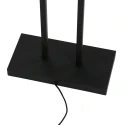 Steinhauer Standerlampe STANG 2-flammer E27 IP20, sort 