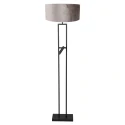 Steinhauer Standerlampe STANG 2-flammer E27 IP20, sort 