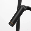 Steinhauer Standerlampe STANG 2-flammer E27 IP20, sort 