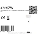 Steinhauer Standerlampe STANG 2-flammer E27 IP20, sort 