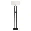 Steinhauer Standerlampe STANG 2-flammer E27 IP20, sort 
