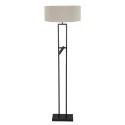 Steinhauer Standerlampe STANG 2-flammer E27 IP20, sort 