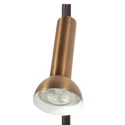 Mexlite Standerlampe KORA 1-flamme GU10 IP20, sort dæmpbar