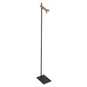 Mexlite Standerlampe KORA 1-flamme GU10 IP20, sort dæmpbar
