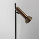 Mexlite Standerlampe KORA 1-flamme GU10 IP20, sort dæmpbar
