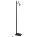 Mexlite Standerlampe KORA 1-flamme GU10 IP20, sort dæmpbar