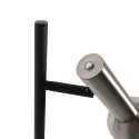 Mexlite Standerlampe KORA 1-flamme GU10 IP20, sort dæmpbar