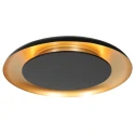 Steinhauer Loftlampe GOLDEN VEIL 2-flammer IP20, sort dæmpbar