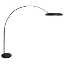 Steinhauer Standerlampe RINGLUX 1-flamme IP20, sort dæmpbar