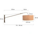 Steinhauer wall luminaire ELEGANT CLASSY E27 IP20, dimmable
