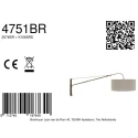 Steinhauer Væglampe ELEGANT CLASSY E27 IP20, dæmpbar