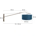 Steinhauer wall luminaire ELEGANT CLASSY E27 IP20, dimmable