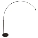 Steinhauer floor lamp SPARKLED LIGHT 1 flame E27 IP20, cocoa dimmable