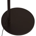 Steinhauer floor lamp SPARKLED LIGHT 1 flame E27 IP20, cocoa dimmable