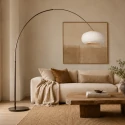 Steinhauer Standerlampe SPARKLED LIGHT E27 IP20, dæmpbar