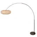 Steinhauer Buelampe MAZE NATURAL 1-flamme E27 IP20, kakao dæmpbar