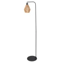 Standerlampe ROPEX 1-flamme E27 IP20, sort dæmpbar