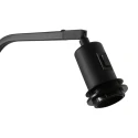 Steinhauer floor lamp STANG 1 flame E27 IP20, black dimmable
