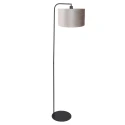 Steinhauer floor lamp STANG 1 flame E27 IP20, black dimmable