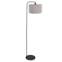 Steinhauer floor lamp STANG 1 flame E27 IP20, black dimmable
